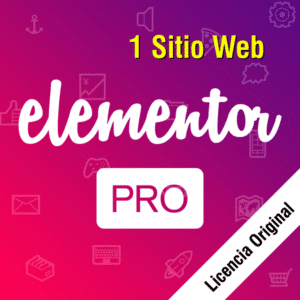 Elementor Pro Barato 1 sitio web